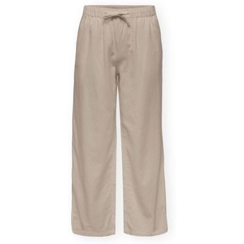 Only Pantalón fluido Goa Trousers - Oxford Tan para mujer
