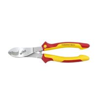 wiha alicates para corte de cables professional electric con resorte de apertura conectable y desconectable 43662