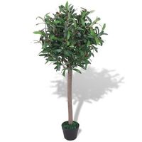laurel artificial con maceta 120 cm verde dec021934