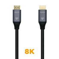 aisens cable hdmi v21 ultra alta velocidad 8k60hz 48gbps - am-am - 05m - color negro