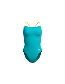 Bañador Speedo FL Solid Flyback 2.0 Mujer Turquesa/ Amarillo
