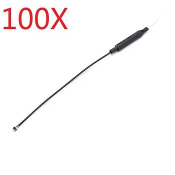 100X Antena receptora de latón 2.4G 3DBI omnidireccional puerto IPEX compatible con Futaba JR WFLY solo pedido al por ma