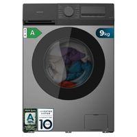 cecotec lavadora carga frontal 9kg bolero dresscode 9450 inverter steel 1400 rpm 16 programas clase a-10