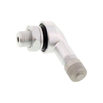 Vástago de válvula de neumático 11.3mm 90° gris pulido