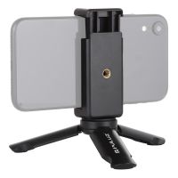 puluz mini soporte de plastico plegable portatil tripode y abrazadera universal para telefono soporte para telefonos inteligentes clip para xiaomihuawei