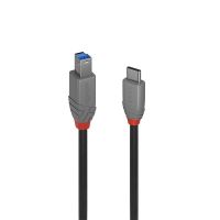 cable usb c a usb b 32 gen 1 3 m lindy anthra line negro