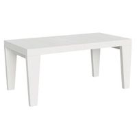 mesa extensible fresno blanco 6 a 20 plazas l 180 a 440 cm kristo-soporte 2 pies