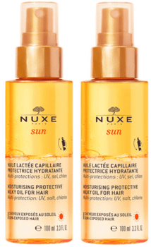Nuxe Sun Aceite-Leche Capilar Protector Hidratante 2x100 ml