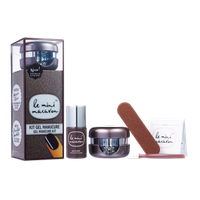gel manicure kit chocolate sparkles