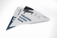 ajustable monitor stand triangulo gembird