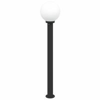 baliza de luz de 120 cm color negro ip44 vidaxl