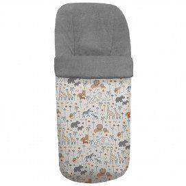2024 Saco Silla Selva Gris Dydados London Estampado Pelo Gris