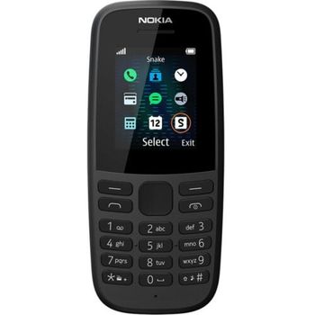 Móvil Nokia 105 Dual SIM 1.77″ 800mAh Radio FM Negro