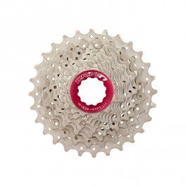 Sunrace Cassette Aluminio Metal Rojo 10v.(11-28)