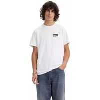 levis tops y camisetas 22491-1693 graphic crewneck tee-white para hombre