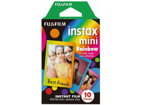 pelicula fotografica - fujifilm colorfilm instax mini rainbow 10 hojas