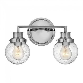 Aplique de pared para baños poppy (2 luces)