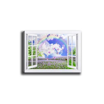 Pintura Decorativa Lienzo Canvas Tablo-101 Multicolor 70x100 Cm