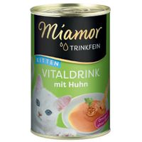 miamor trinkfein vitaldrink 24 x 135 ml - pack ahorro - kitten con pollo