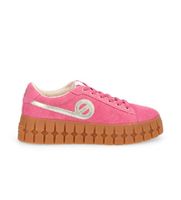 no name para mujer onplhs0 zapatillas de piel play de estilo vintage rosa 39 plano cordones casual