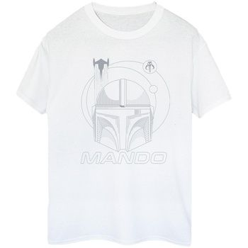 Disney Camiseta manga larga The Mandalorian para mujer