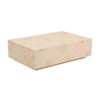 mesa de centro de marmol amiri xxl - 120 x 80 cm arenisca