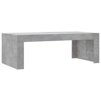 Mesa De Café - Mesa De Centro Madera De Ingeniería Gris Hormigón 102x50x36 Cm