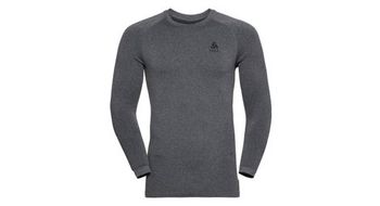 Camiseta de manga larga odlo  strong performance warm eco   strong gris negra
