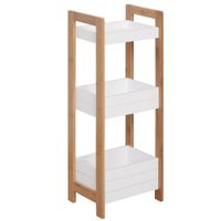 estanteria de bano 275x208x74 cm blanco y natural