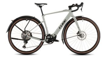 Cube nuroad hybrid c 62 race 400x fe bicicleta electrica de gravel shimano grx 12s 400 wh 700 mm verde reed beige 2026
