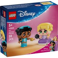 lego disney princess mini princesas jasmin y rapunzel 43303 59 piezas