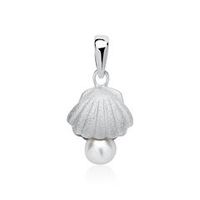 colgante plata 925 concha con perla