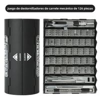juego de destornilladores de precision 126 en 1 kits de herramientas manuales brocas magneticas mina portatil pequena para xiaomi telefono movil reparacion de relojes de pc