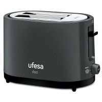 tostadora ufesa duo 750w dos ranuras gris oscuro