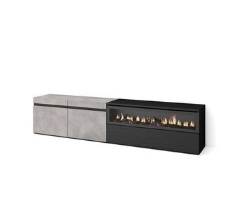 Mueble tv, televisión, muebles de salón, almacenaje, 200x35x45cm, para tv hasta 80