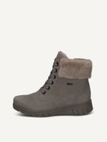 caprice bootie beige made of leather and synthetic without heel size 40