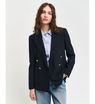 Gant para mujer. 4770321 Americana Club Slim Fit marino (34), Casual, Lana