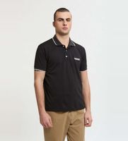 baracuta para hombre brpol0020ut2769 polo logo negro xl casual algodon manga corta