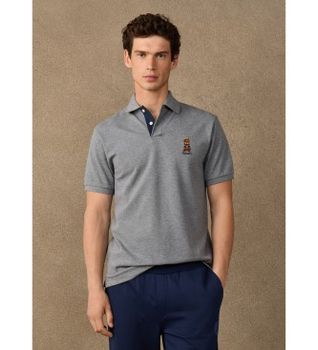 Hackett London para hombre. HM5600238 Polo Harry gris (XL), Casual, Algodón, Manga corta