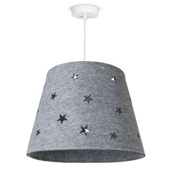 Lámpara colgante Loro gris claro