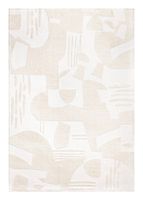 alfombra moderna lusenta beige 80x150 cm