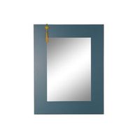 espejo abeto mdf 70x25x90 oriental azul petroleo