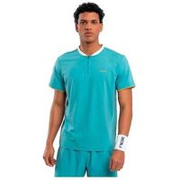nox polo polo manches courtes pro turquoise para hombre