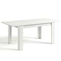 mesa de comedor extensible danna 140 blanco artik