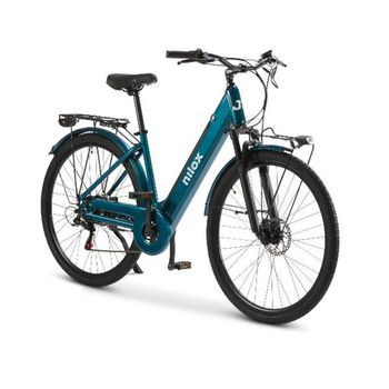Nilox J7 Bicicleta Eléctrica Ciudad 28 Pulgadas Verde
