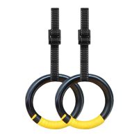 1 par de anillos de gimnasia de 1000 libras de capacidad con correas de hebilla ajustables de 12m anillos de ejercicio para dominadas anillos antideslizantes para fitness en casa
