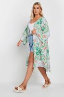 yours kimono verde cachemira mujer curvy y tallas grandes yours