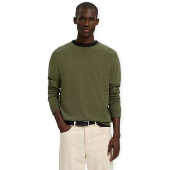 Selected Jersey Noos Berg Crew Neck Knit - Kalamata/Melange para hombre