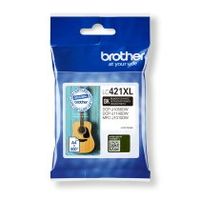 brother lc-421xlbk cartucho de tinta 1 piezas original alto rendimiento xl negro