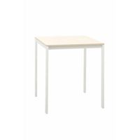 mesa cuadrada dino 65 cm de pvcmelamina 75506565 cm - madera natural